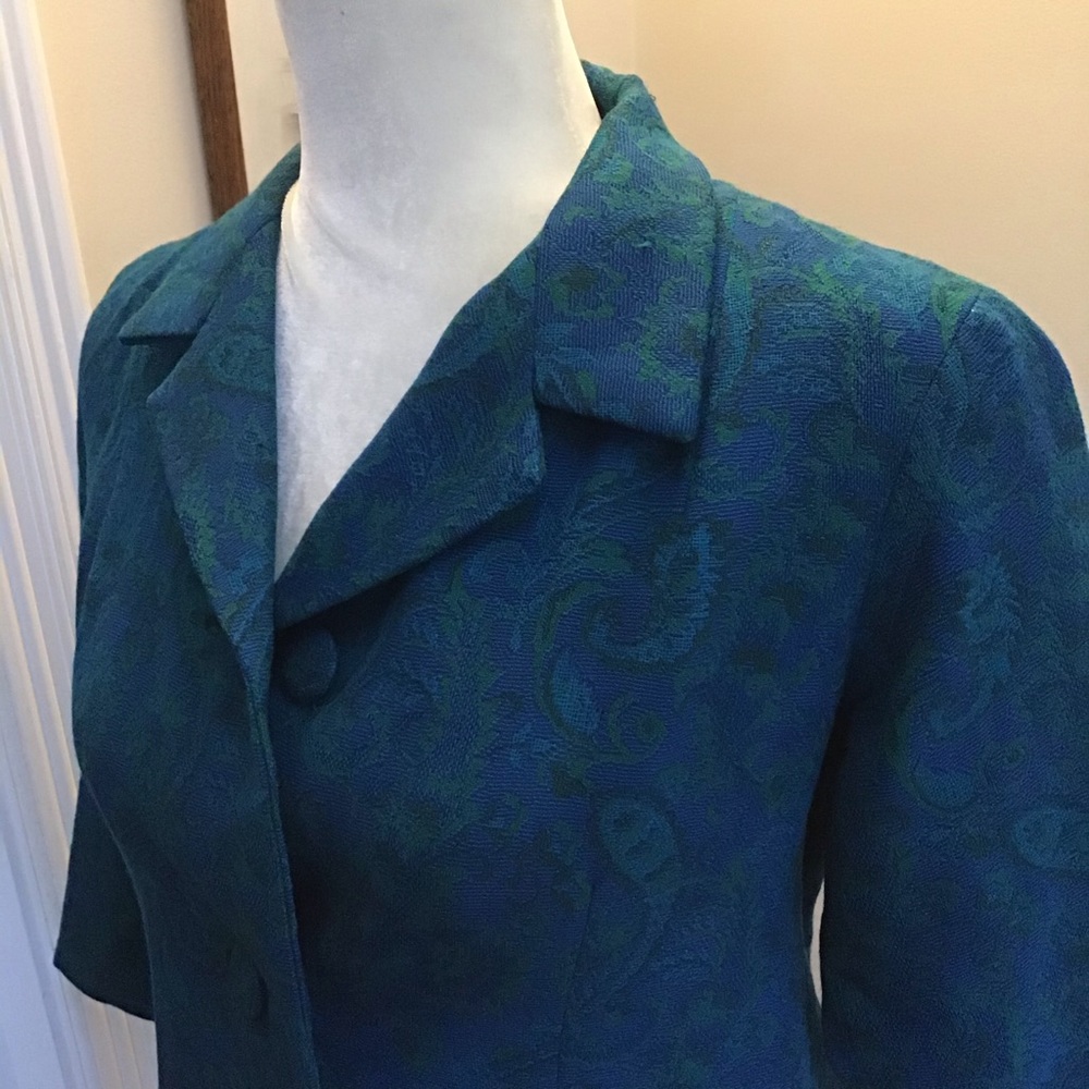 One of a kind, hand constructed jacket. Size 6ish